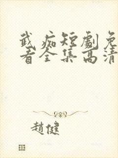 武痴短剧免费观看全集高清