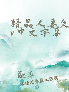 精品人妻久久av中文字幕