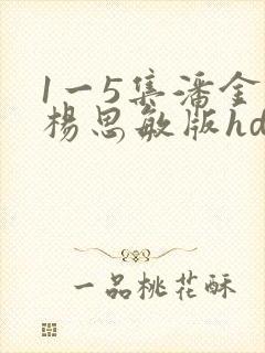 1一5集潘金莲杨思敏版hd