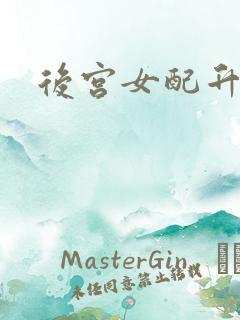 后宫女配升级记