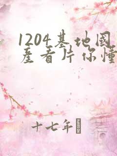 1204基地国产看片你懂的