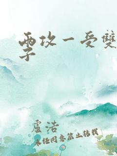 两攻一受双性生子