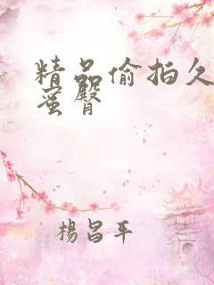 精品偷拍久久久蜜臀