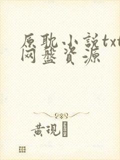 原耽小说txt网盘资源