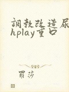 调教改造尿孔高hplay重口