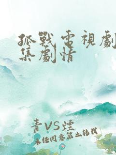 孤战电视剧52集剧情