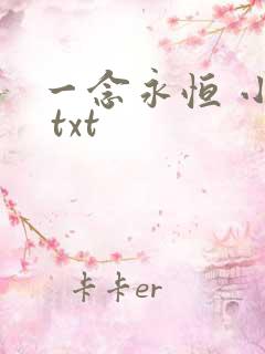 一念永恒 小说 txt