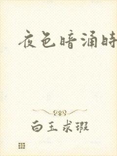 夜色暗涌时小说