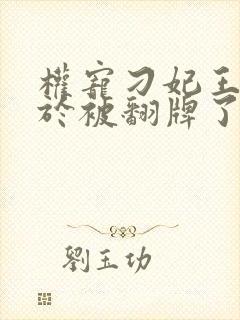 权宠刁妃王爷终于被翻牌了