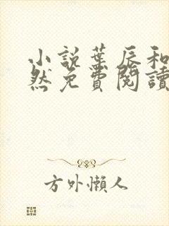 小说叶辰和萧初然免费阅读