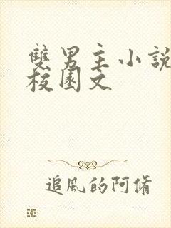 双男主小说甜文校园文