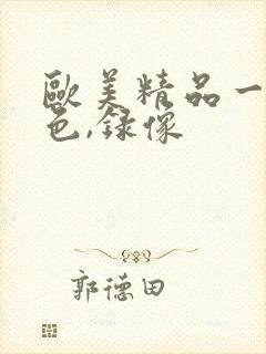 欧美精品一级黄色,录像