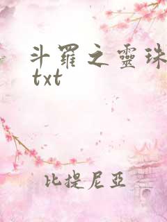 斗罗之灵珠神剑 txt