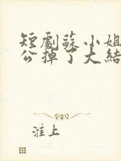 短剧苏小姐你老公掉了大结局免费观看