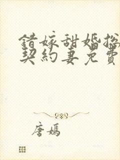 错嫁甜婚总裁的契约妻免费看