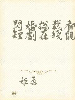 闪婚总裁都很穷短剧在线观看