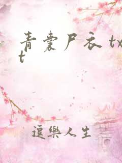 青囊尸衣 txt