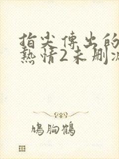 指尖传出的真挚热情2未删减