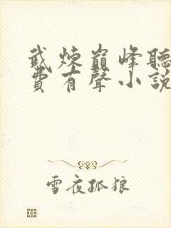 武炼巅峰听书免费有声小说