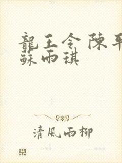 龙王令 陈平 苏雨琪