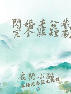 闪婚老公藏不住完全版短剧