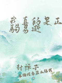 我真的是正派白驹易逝