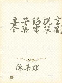 妻子的谎言在线全集电视剧在线观看