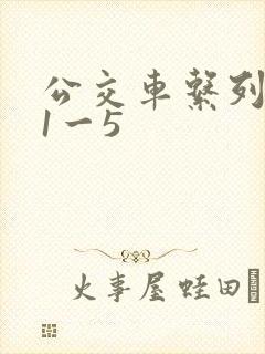 公交车系列合集1一5