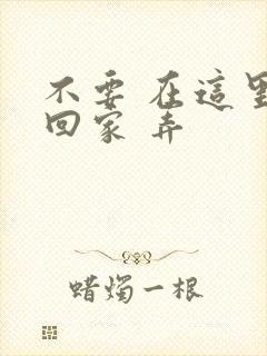 不要 在这里 回家 弄