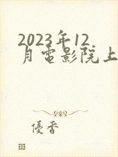 2023年12月电影院上映的电影