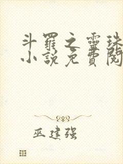 斗罗之灵珠神剑小说免费阅读txt下载