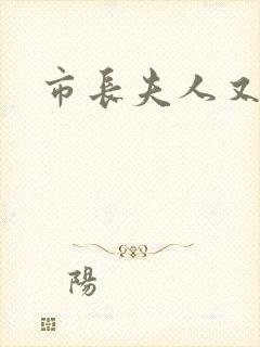 市长夫人又跑了