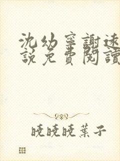 沈幼宁谢远舟小说免费阅读最新章节