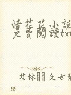 惜花芷小说全文免费阅读txt