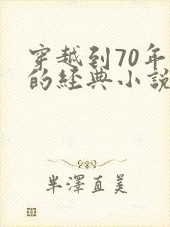 穿越到70年代的经典小说