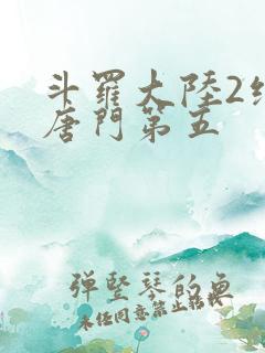 斗罗大陆2绝世唐门第五
