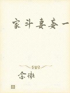家斗妻妾一家欢