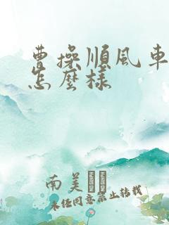 曹操顺风车车主怎么样