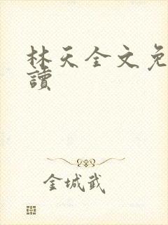 林天全文免费阅读