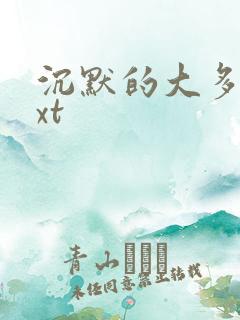 沉默的大多数txt