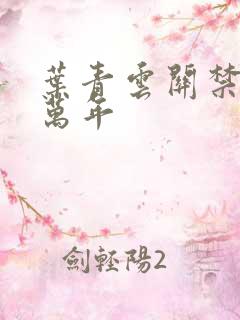 叶青云关禁闭一万年