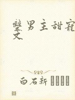 双男主甜宠高干文