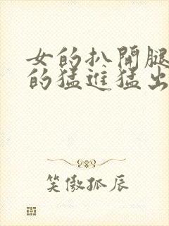 女的扒开腿让男的猛进猛出视频