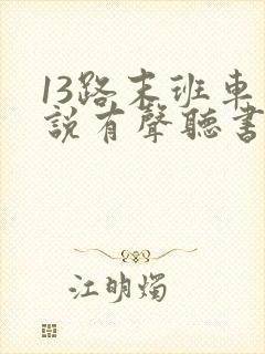 13路末班车小说有声听书