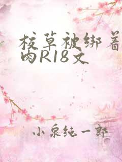 校草被绑着玩纯肉R18文