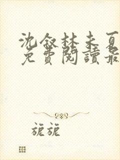 沈叙林未夏小说免费阅读最新章节