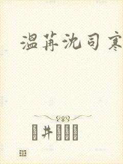 温苒沈司寒