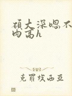 硕大深嗯不要纯肉高h