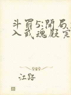 斗罗5:开局加入武魂殿完整小说