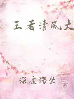 王者清风大结局